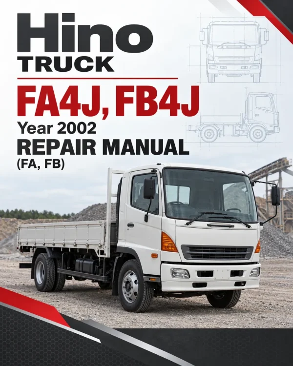 Hino Truck FA4J, FB4J Year 2002 Repair Manual (FA, FB)