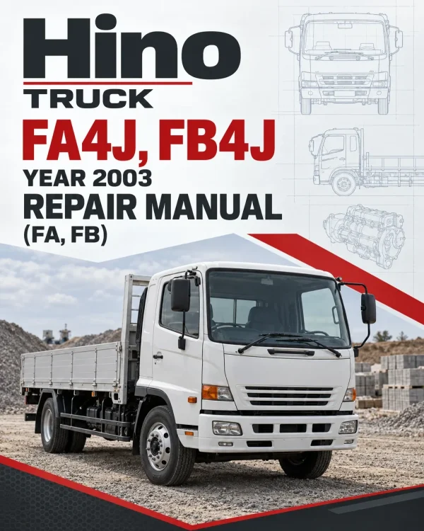 Hino Truck FA4J, FB4J Year 2003 Repair Manual (FA, FB) Hino Truck FA4J, FB4J Year 2003 Repair Manual (FA, FB)