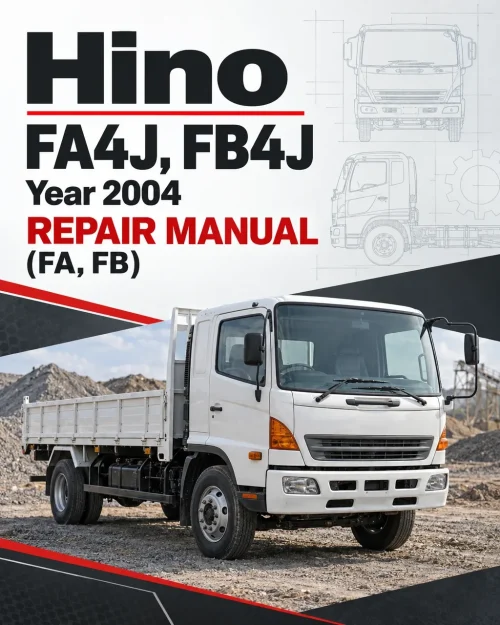 Hino Truck FA4J, FB4J Year 2004 Repair Manual (FA, FB) Hino Truck FA4J, FB4J Year 2004 Repair Manual (FA, FB)