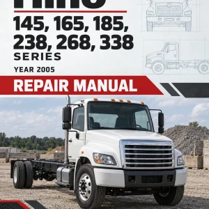 Hino 145, 165, 185, 238, 268, 338 Series Year 2005 Repair Manual