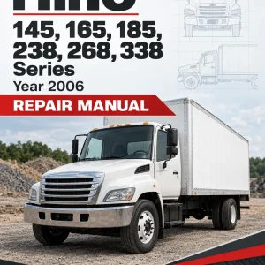 Hino 145, 165, 185, 238, 268, 338 Series Year 2006 Repair Manual Hino 145, 165, 185, 238, 268, 338 Series Year 2006 Repair Manual