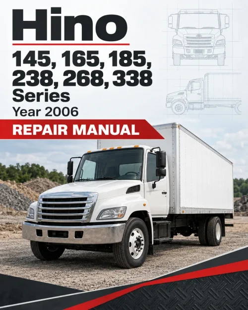 Hino 145, 165, 185, 238, 268, 338 Series Year 2006 Repair Manual Hino 145, 165, 185, 238, 268, 338 Series Year 2006 Repair Manual
