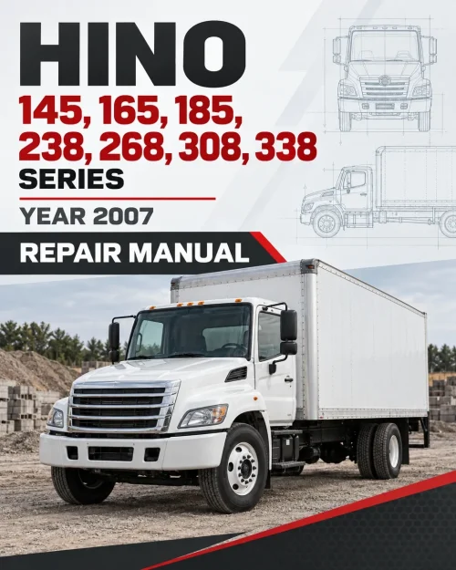 Hino 145, 165, 185, 238, 268, 308, 338 Series Year 2007 Repair Manual Hino 145, 165, 185, 238, 268, 308, 338 Series Year 2007 Repair Manual