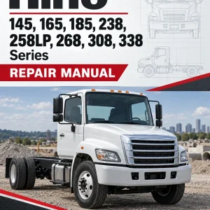 Hino 145, 165, 185, 238, 258LP, 268, 308, 338 Series Year 2008 Repair Manual