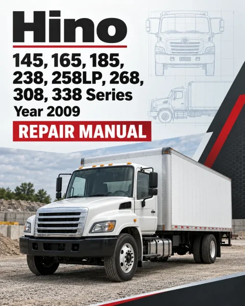 Hino 145, 165, 185, 238, 258LP, 268, 308, 338 Series Year 2009 Repair Manual Hino 145, 165, 185, 238, 258LP, 268, 308, 338 Series Year 2009 Repair Manual