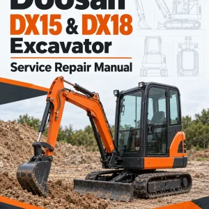 Doosan DX15 and DX18 Excavator Service Manual