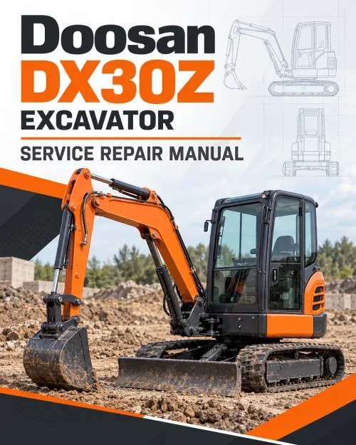 Doosan DX30Z Excavator Service Manual