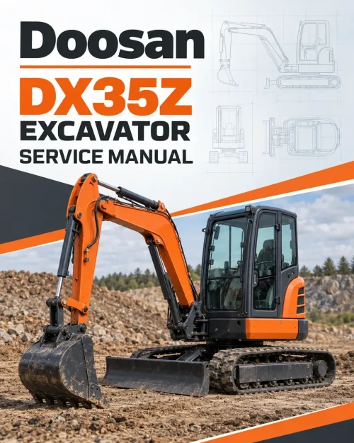 Doosan DX35Z Excavator Service Manual