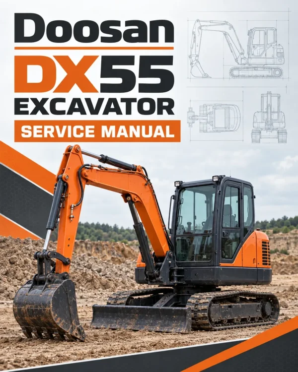 Doosan DX55 Excavator Service Manual