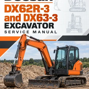 Doosan DX62R-3 and DX63-3 Excavator Service Manual