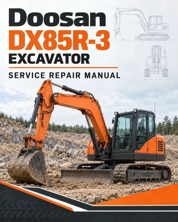 Doosan DX85R-3 Excavator Service Manual