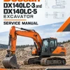 Doosan DX140LC-3 and DX140LC-5 Excavator Service Manual