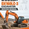 Doosan DX160LC-3 Excavator Service Manual