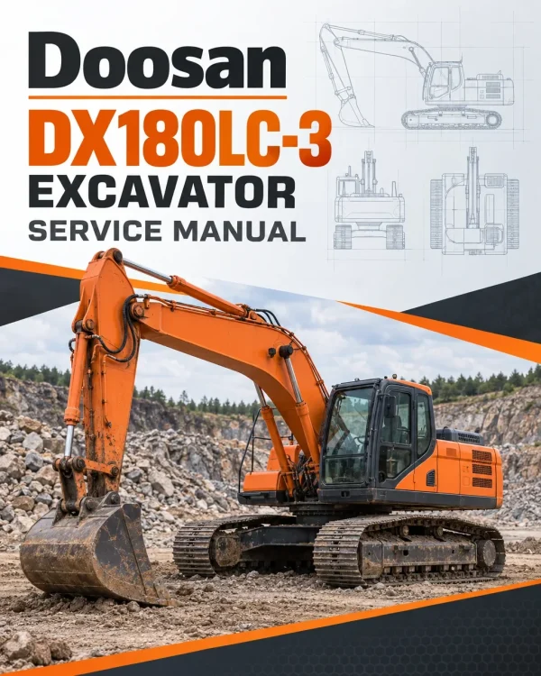 Doosan DX180LC-3 Excavator Service Manual Doosan DX180LC-3 Excavator Service Manual