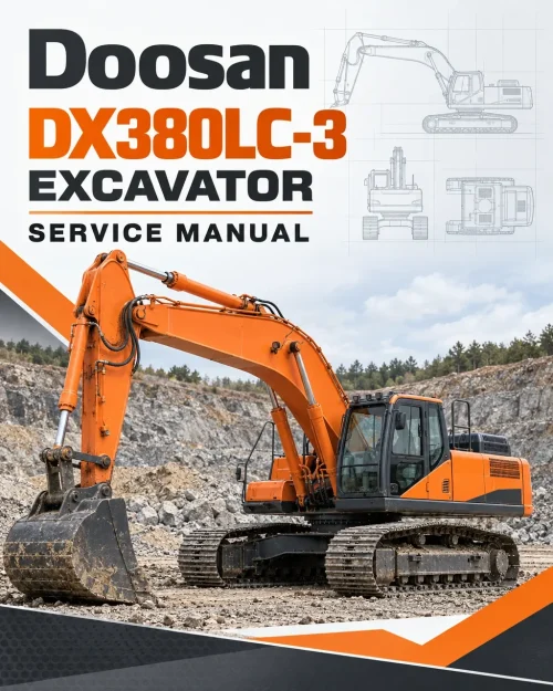 Doosan DX380LC-3 Excavator Service Manual Doosan DX380LC-3 Excavator Service Manual