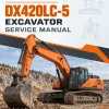 Doosan DX420LC-5 Excavator Service Manual