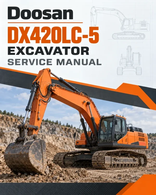 Doosan DX420LC-5 Excavator Service Manual