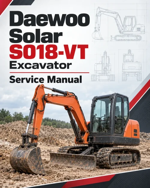 Daewoo Solar S018-VT Excavator Service Manual