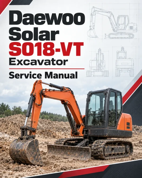 Daewoo Solar S018-VT Excavator Service Manual Daewoo Solar S018-VT Excavator Service Manual