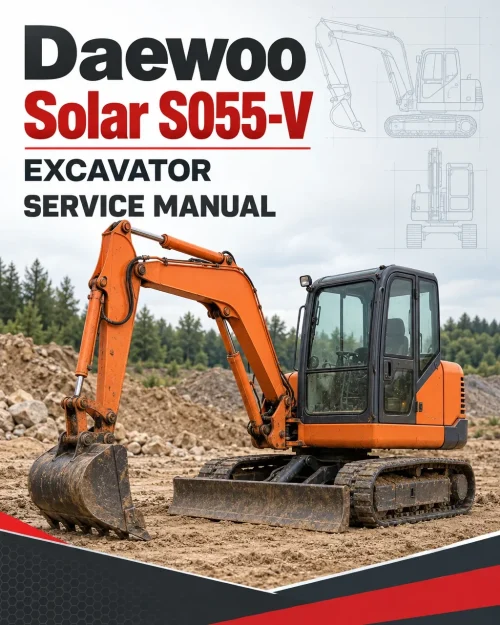 Daewoo Solar S055-V Excavator Service Manual Daewoo Solar S055-V Excavator Service Manual