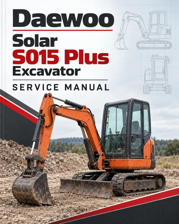 Daewoo Solar S015 Plus Excavator Service Manual Daewoo Solar S015 Plus Excavator Service Manual