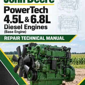 John Deere PowerTech 4.5L & 6.8L Diesel Engines (Base Engine) Repair Technical Manual (CTM104) John Deere PowerTech 4.5L & 6.8L Diesel Engines (Base Engine) Repair Technical Manual (CTM104)