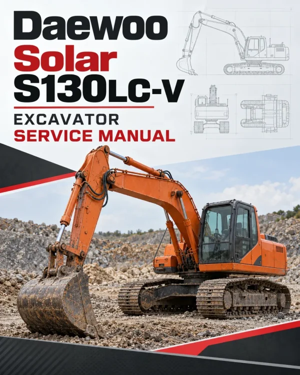 Daewoo Solar S130LC-V Excavator Service Manual