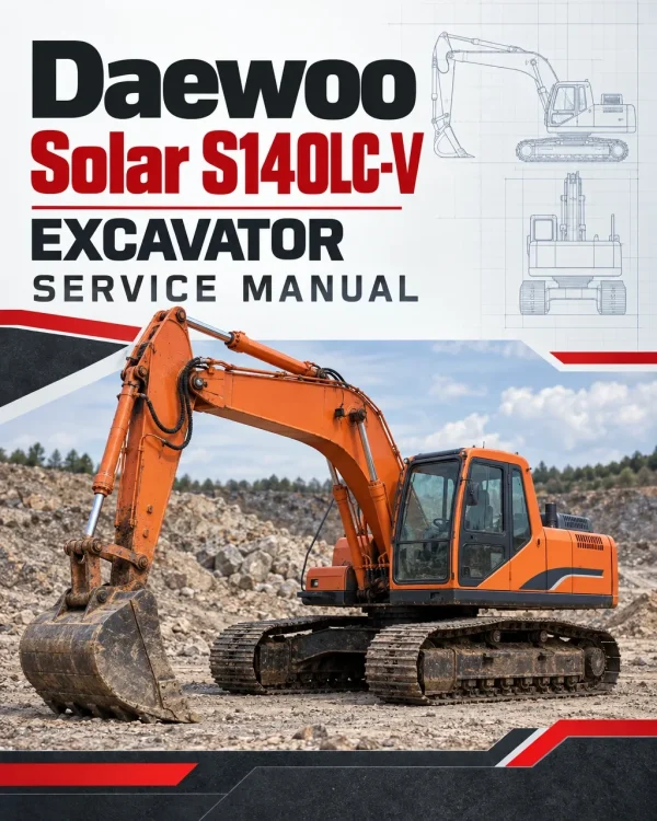 Daewoo Solar S140LC-V Excavator Service Manual Daewoo Solar S140LC-V Excavator Service Manual