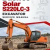 Daewoo Solar S220LC-3 Excavator Service Manual