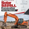 Daewoo Solar S225LL Excavator Service Manual