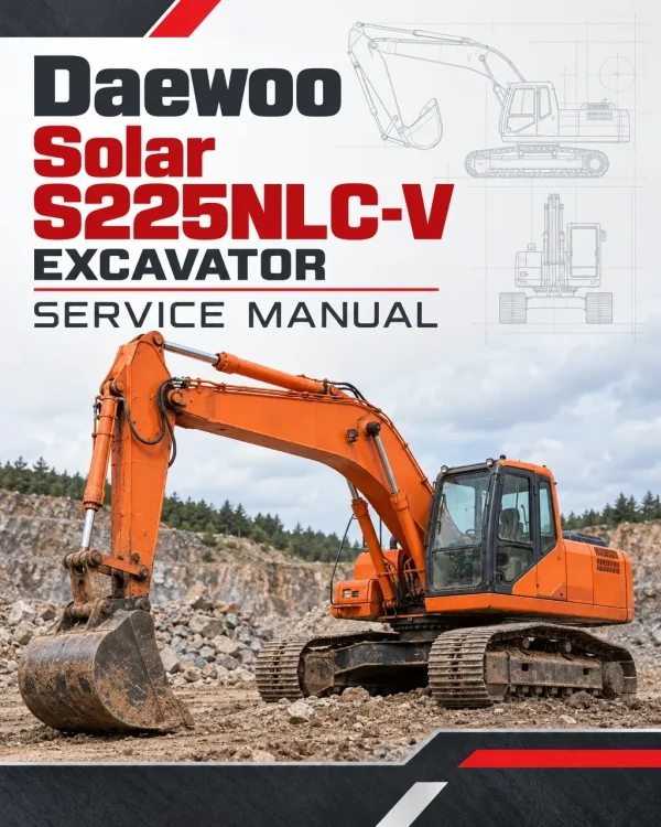 Daewoo Solar S225NLC-V Excavator Service Manual Daewoo Solar S225NLC-V Excavator Service Manual