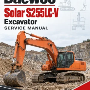 Daewoo Solar S255LC-V Excavator Service Manual Daewoo Solar S255LC-V Excavator Service Manual