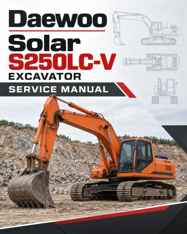 Daewoo Solar S250LC-V Excavator Service Manual