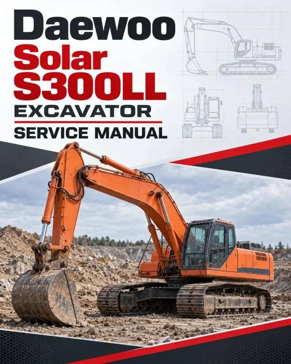 Daewoo Solar S300LL Excavator Service Manual
