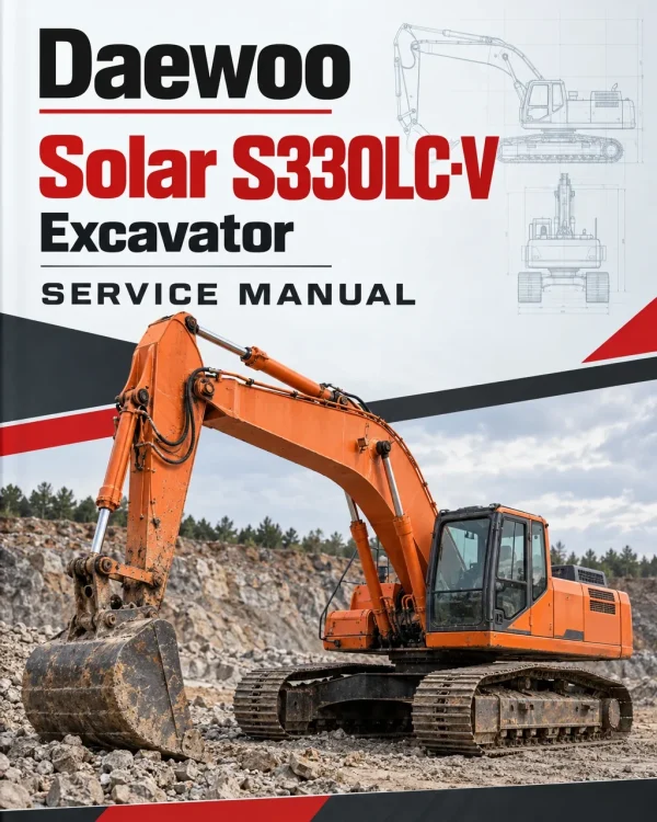 Daewoo Solar S330LC-V Excavator Service Manual Daewoo Solar S330LC-V Excavator Service Manual