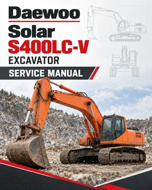 Daewoo Solar S400LC-V Excavator Service Manual