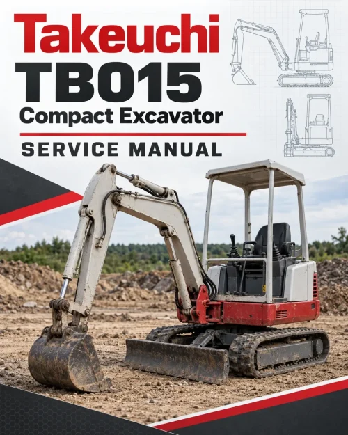 Takeuchi TB015 Compact Excavator Service Manual