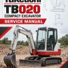 Takeuchi TB020 Compact Excavator Service Manual