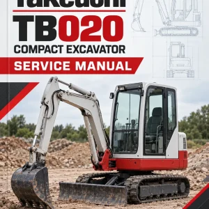 Takeuchi TB020 Compact Excavator Service Manual Takeuchi TB020 Compact Excavator Service Manual