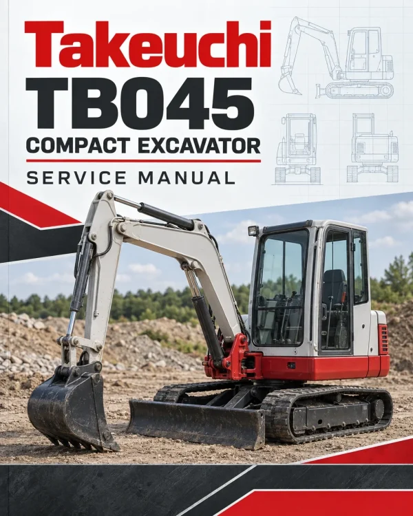 Takeuchi TB045 Compact Excavator Service Manual Takeuchi TB045 Compact Excavator Service Manual