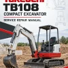 Takeuchi TB108 Compact Excavator Service Manual
