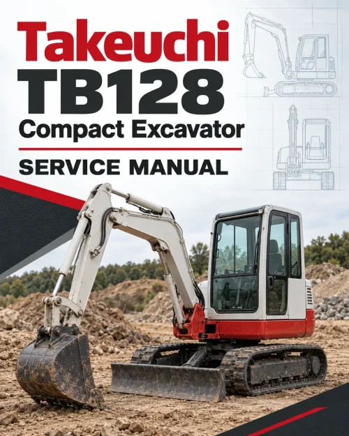 Takeuchi TB128 Compact Excavator Service Manual Takeuchi TB128 Compact Excavator Service Manual