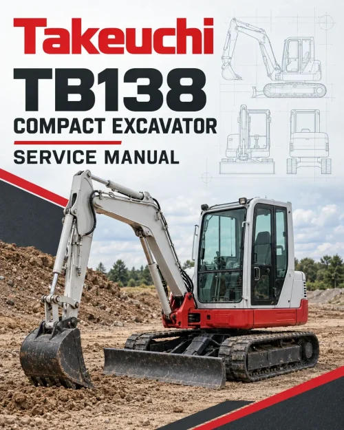 Takeuchi TB138 Compact Excavator Service Manual Takeuchi TB138 Compact Excavator Service Manual
