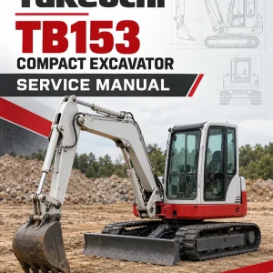 Takeuchi TB153 Compact Excavator Service Manual Takeuchi TB153 Compact Excavator Service Manual