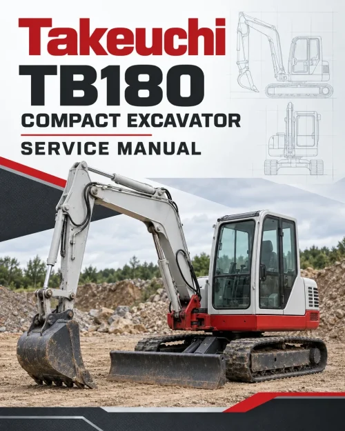 Takeuchi TB180 Compact Excavator Service Manual Takeuchi TB180 Compact Excavator Service Manual