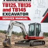 Takeuchi TB125, TB135 and TB145 Excavator Service Manual Takeuchi TB125, TB135 and TB145 Excavator Service Manual
