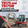 Takeuchi TB175 and TB175W Excavator Service Manual Takeuchi TB175 and TB175W Excavator Service Manual