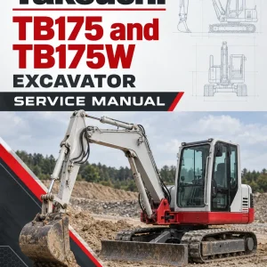 Takeuchi TB175 and TB175W Excavator Service Manual