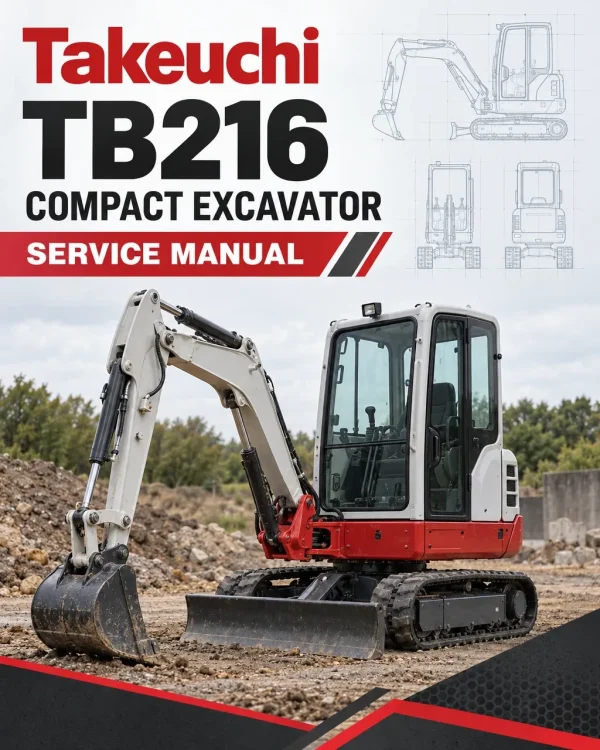 Takeuchi TB216 Compact Excavator Service Manual Takeuchi TB216 Compact Excavator Service Manual