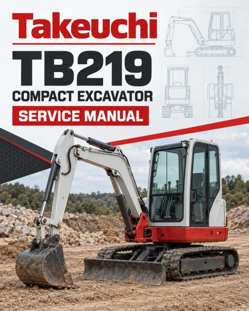 Takeuchi TB219 Compact Excavator Service Manual